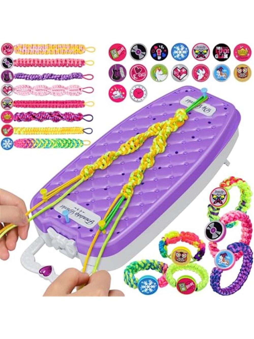 Friendship Bracelet Making Kit DIY Jewelry Craft Set Girls Bracelet Maker